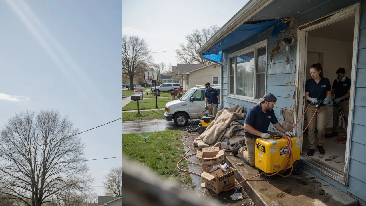 Basement Flood Cleanup in Mcewen, TN near me